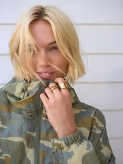Khaki Camo Overhead Rain Jacket - Image 4 of 7