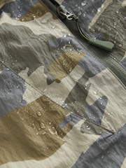 Khaki Camo Overhead Rain Jacket - Image 6 of 7