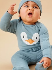MORI Cotton And Bamboo Christmas Baby Outfit Set - Image 2 of 7