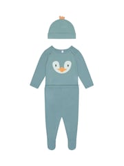 MORI Cotton And Bamboo Christmas Baby Outfit Set - Image 3 of 7