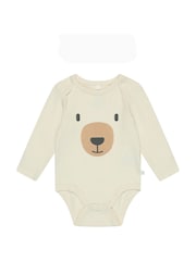 Crema - MORI Cotton And Bamboo Christmas Baby Outfit Set - Imagen 5 de 7