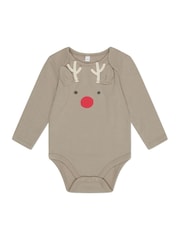 MORI Cotton And Bamboo Christmas Baby Outfit Set - Image 4 of 5