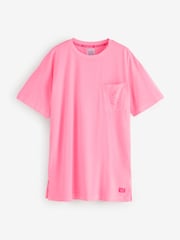 Bath & Body Works Hot Pink Tropic Like Its Hot Night 100% Cottton T-Shirt - Image 7 of 9