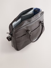 Brown Faux Leather Briefcase - Image 4 of 7