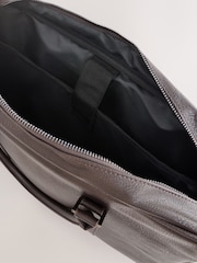 Brown Faux Leather Briefcase - Image 6 of 7