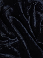 Albastru - Jigsaw Velvet Plisse Scarf - Imaginea 4 din 4