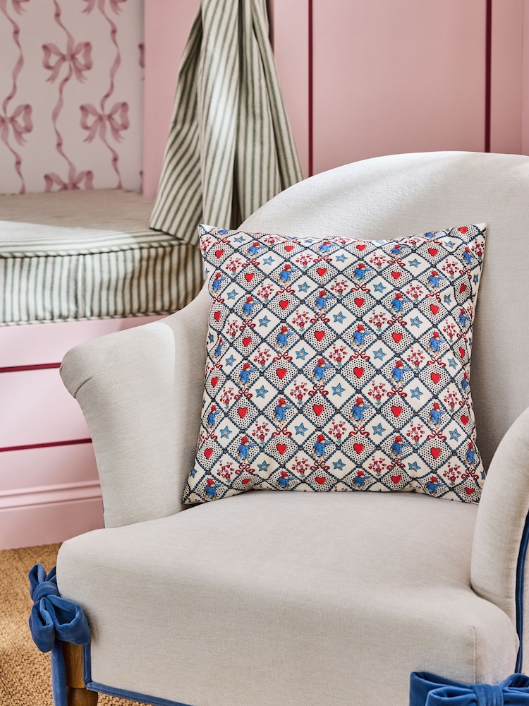 Cath Kidston Blue Paddington Party Cushion - Image 2 of 7