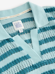 Blue Crochet Co-ord Top - Image 8 of 8