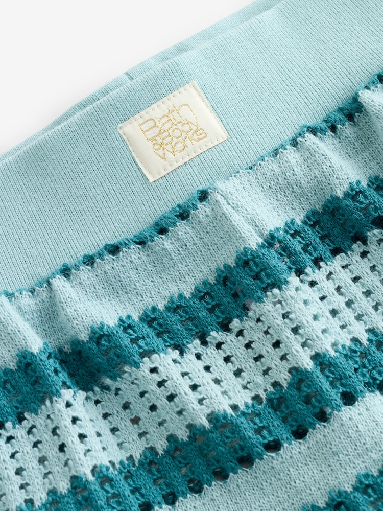 Bath & Body Works Blue Crochet Co-ord Shorts - Image 7 of 7