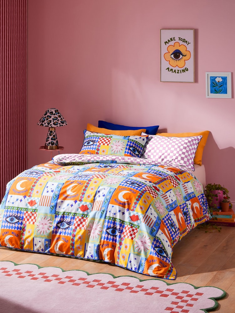 Eleanor Bowmer Celestial 180 Thread Count Duvet Cover and Pillowcase Set - Image 1 of 4