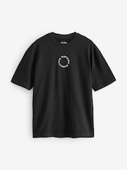 Schwarz Manhattan - Bequeme Passform - T-Shirt aus schwerem Material mit Grafikprint - Image 6 of 9