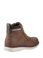 JACK & JONES Brown Denver Combo Boots - Image 3 of 4