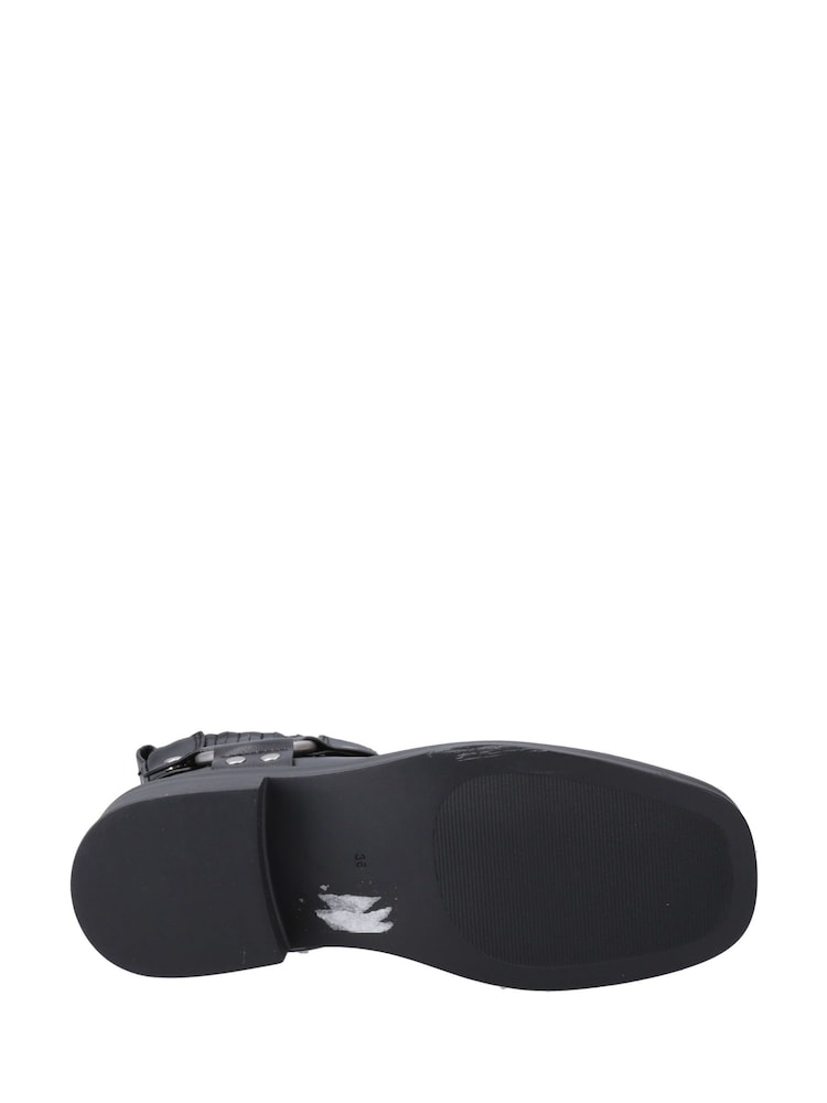 ONLY Black Bax-2 Short Biker Boots - Image 4 of 4