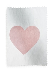 Pink Heart Print Ready Made Roman Roman Blind - Image 7 of 8