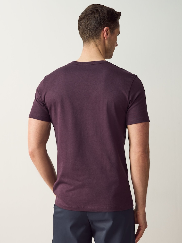 BOSS Relaxed Fit Tales Logo Patch Jersey T-Shirt - Bild 2 von 4