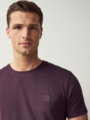 BOSS Relaxed Fit Tales Logo Patch Jersey T-Shirt - Bild 3 von 4