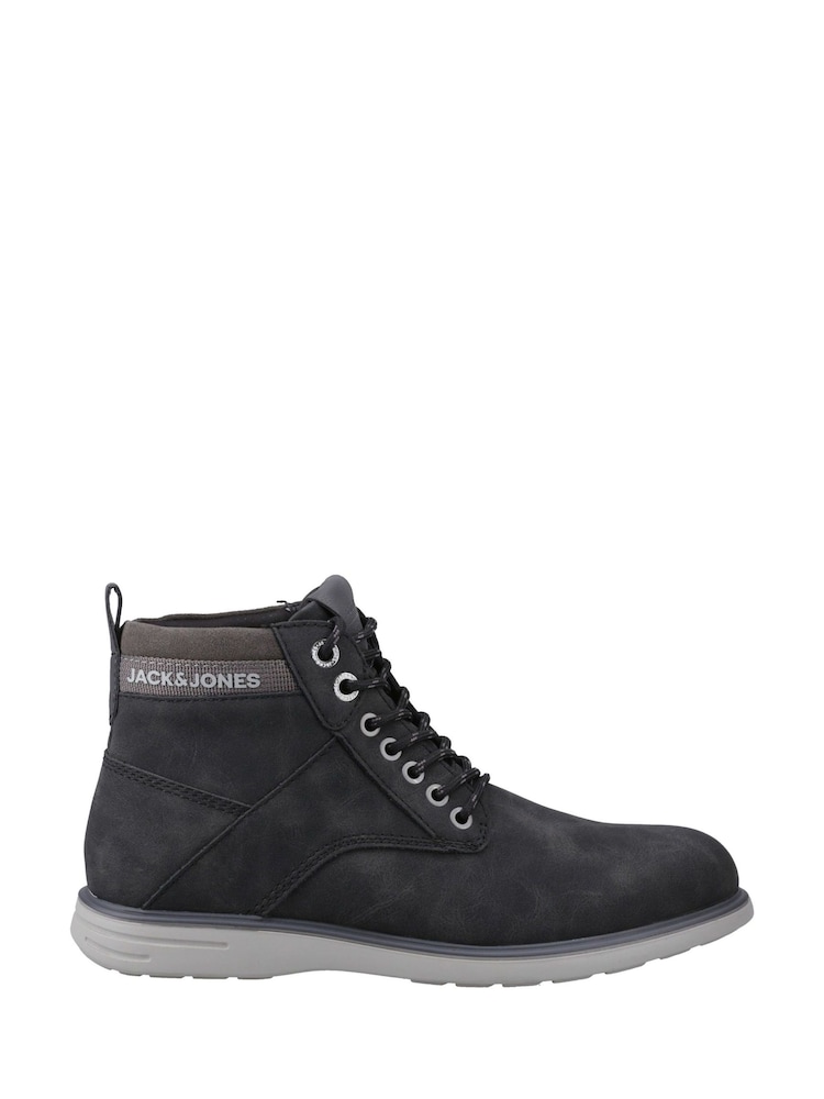 JACK & JONES Black Denver Combo Boots - Image 1 of 4