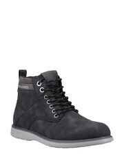 JACK & JONES Black Denver Combo Boots - Image 2 of 4