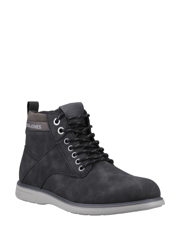 JACK & JONES Black Denver Combo Boots - Image 2 of 4