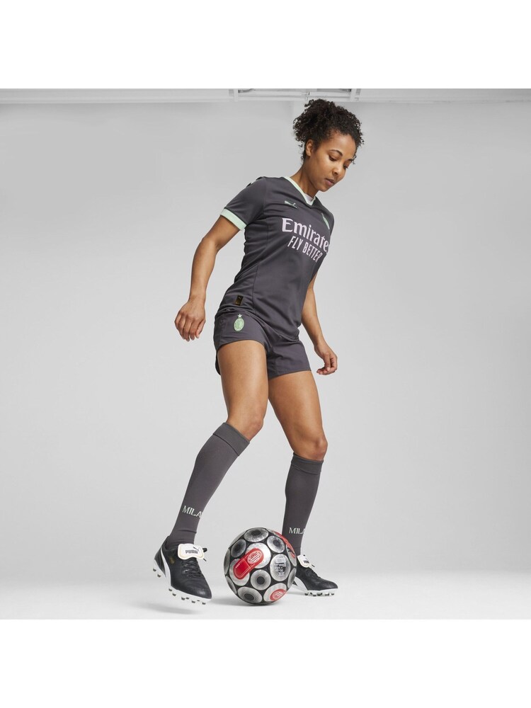 Puma Grey Womens AC Milan 24/25 Third Jersey - Image 1 of 7 Puma Grey Womens AC Milan 24/25 Third Jersey - Image 1 of 7