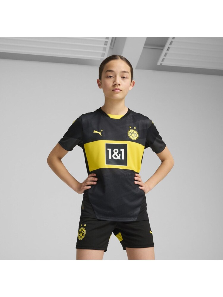 Puma Black Boys Borussia Dortmund 24/25 Away Jersey - Image 1 of 6