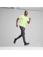 Puma Yellow Mens Run Cloudspun Short Sleeve Running T-Shirt - Image 2 of 7