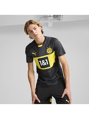 Puma Black Mens Borussia Dortmund 24/25 Authentic Away Jersey - Image 1 of 7