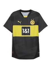 Puma Black Mens Borussia Dortmund 24/25 Authentic Away Jersey - Image 6 of 7