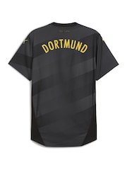 Puma Black Mens Borussia Dortmund 24/25 Authentic Away Jersey - Image 7 of 7