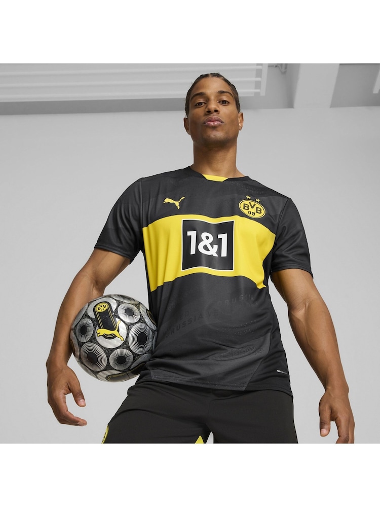 Puma Black Mens Borussia Dortmund 24/25 Away Jersey - Image 1 of 7