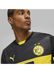 Puma Black Mens Borussia Dortmund 24/25 Away Jersey - Image 2 of 7