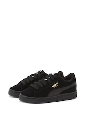 Puma Black Chrome Youth Boys Suede Classic Sneakers Trainers - Image 4 of 6
