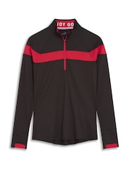 Puma Black Womens Golf Lightweight Quarter-Zip Top - Image 1 of 2