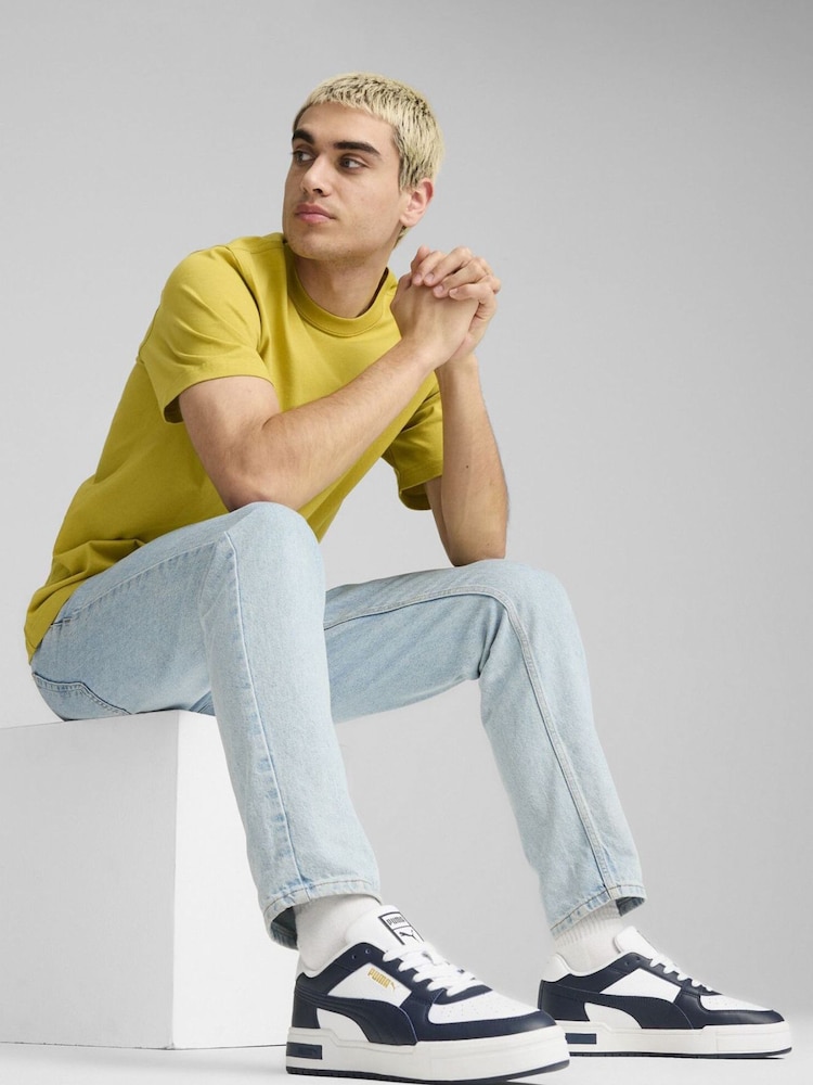 Puma White/Blue CA Pro Classic Trainers - Image 2 of 8