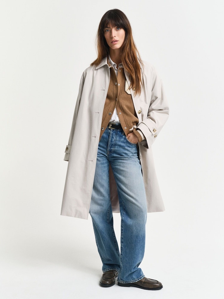 Buy GANT Grey Relaxed-Fit Car Coat from Next Luxembourg