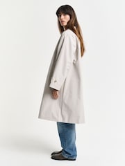 GANT Grey Relaxed-Fit Car Coat - Image 4 of 10
