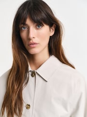 GANT Grey Relaxed-Fit Car Coat - Image 6 of 10