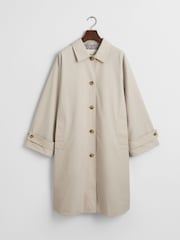 GANT Grey Relaxed-Fit Car Coat - Image 8 of 10