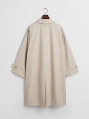 GANT Grey Relaxed-Fit Car Coat - Image 9 of 10