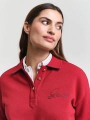GANT Red Script Rugby Shirt - Image 1 of 4