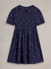 White Stuff Blue Tilly Party Dress - Image 2 of 3