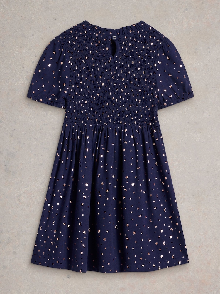 White Stuff Blue Tilly Party Dress - Image 2 of 3