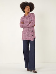 Roman Red Roll Neck Button Detail Jumper - Image 2 of 4
