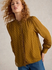 White Stuff Yellow Aster Shirt - Image 2 of 6
