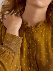 White Stuff Yellow Aster Shirt - Image 4 of 6