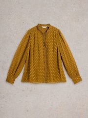 White Stuff Yellow Aster Shirt - Image 5 of 6