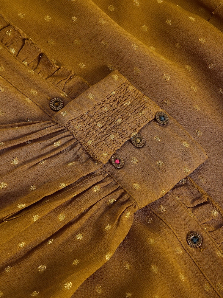 White Stuff Yellow Aster Shirt - Image 6 of 6