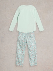 White Stuff Blue Spots Pyjamas Set - Image 2 of 3