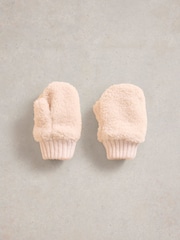 White Stuff Natural Borg Mittens - Image 2 of 3