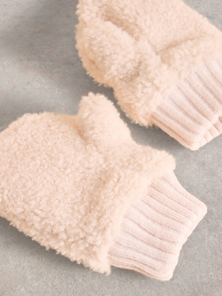 White Stuff Natural Borg Mittens - Image 3 of 3